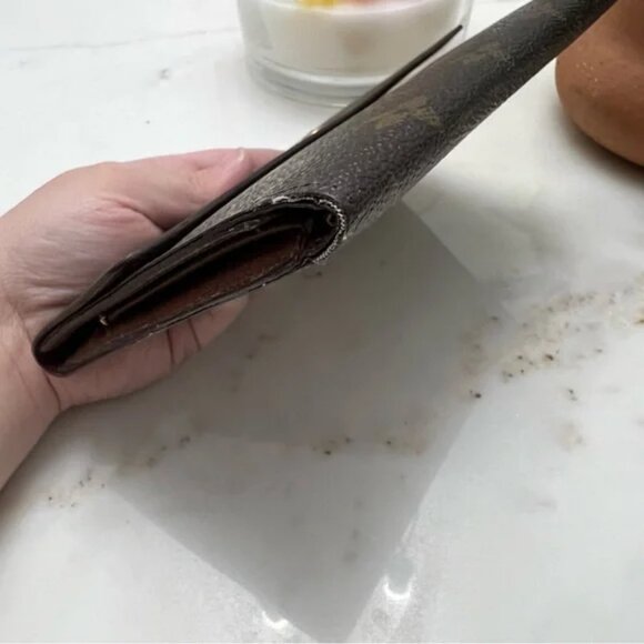 Vintage Louis Vuitton Pochette Passport Trifold Wallet Organizer Case LARGE - Picture 16 of 16